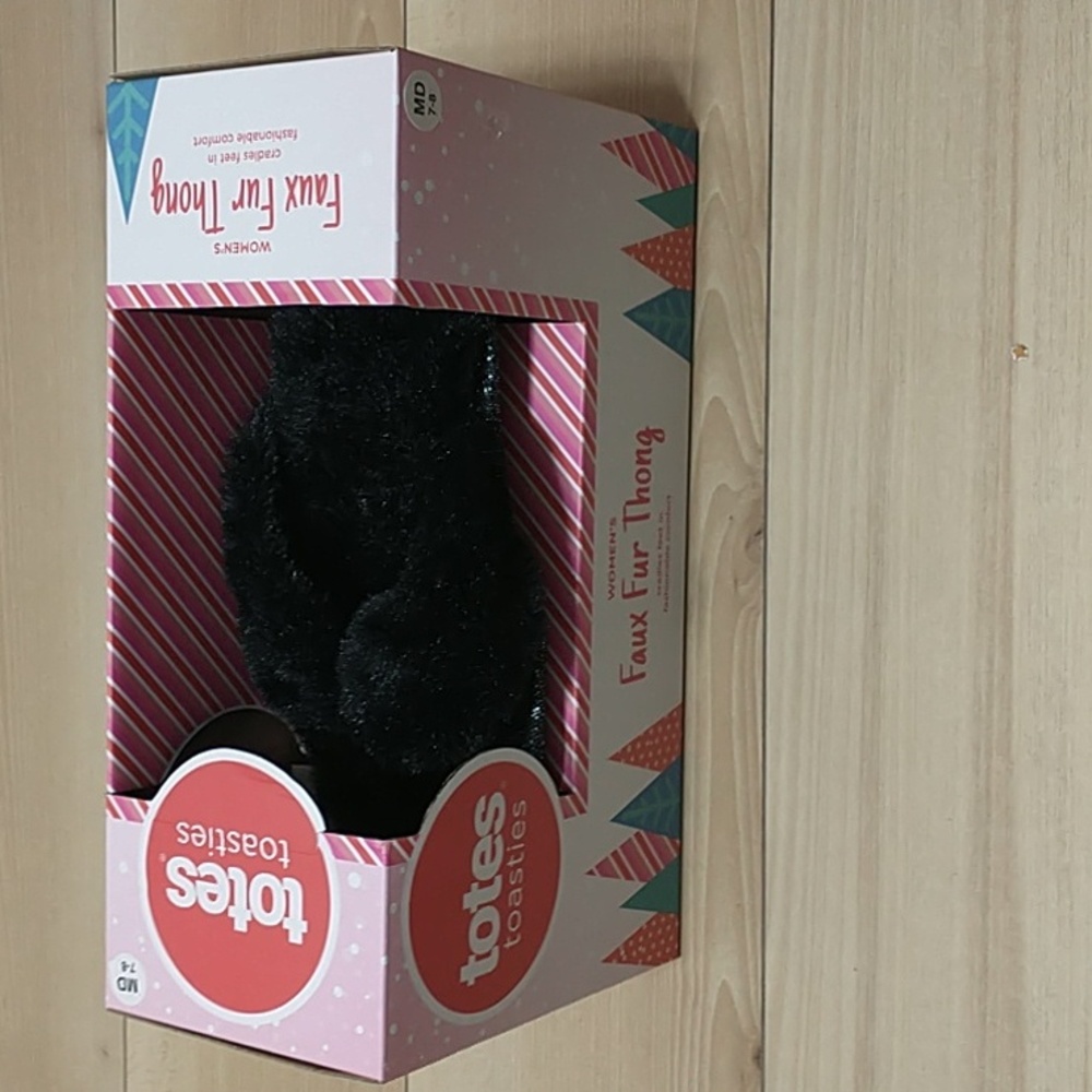 Totes toasties faux fur slippers